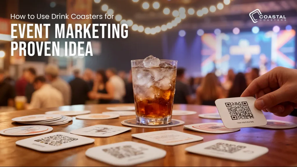 event marketing coasters
