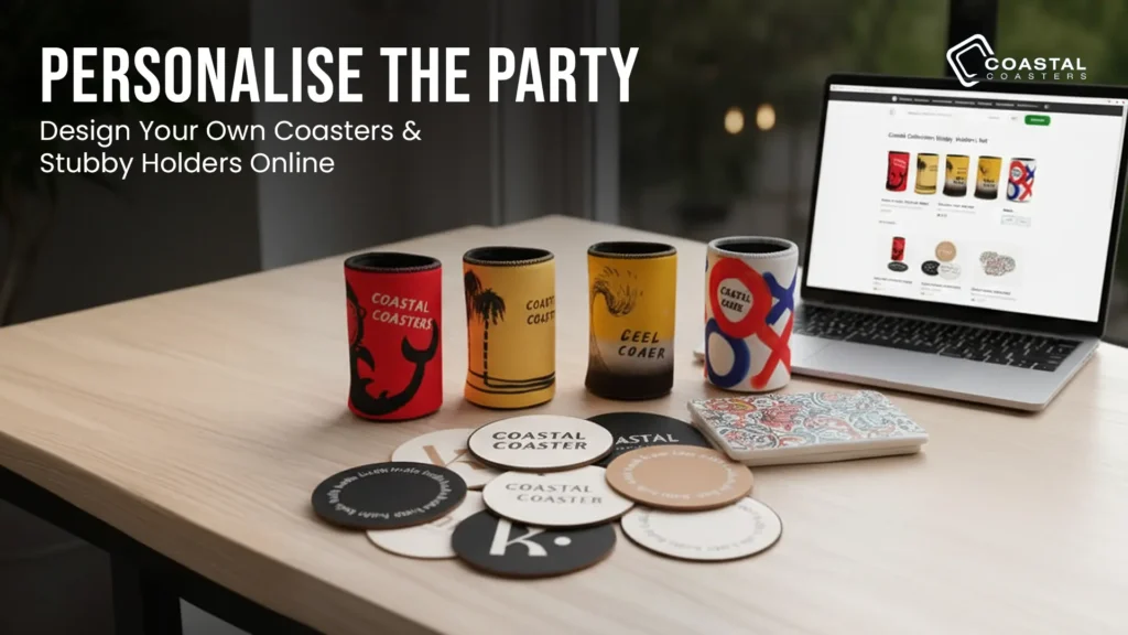 Personalised Coasters & Stubby Holders
